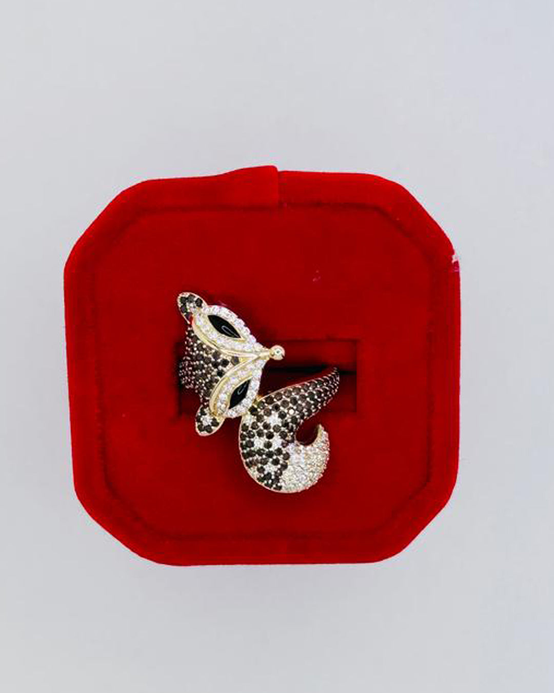 ANILLO MUJER FIGURA DE ANIMAL ZORRO