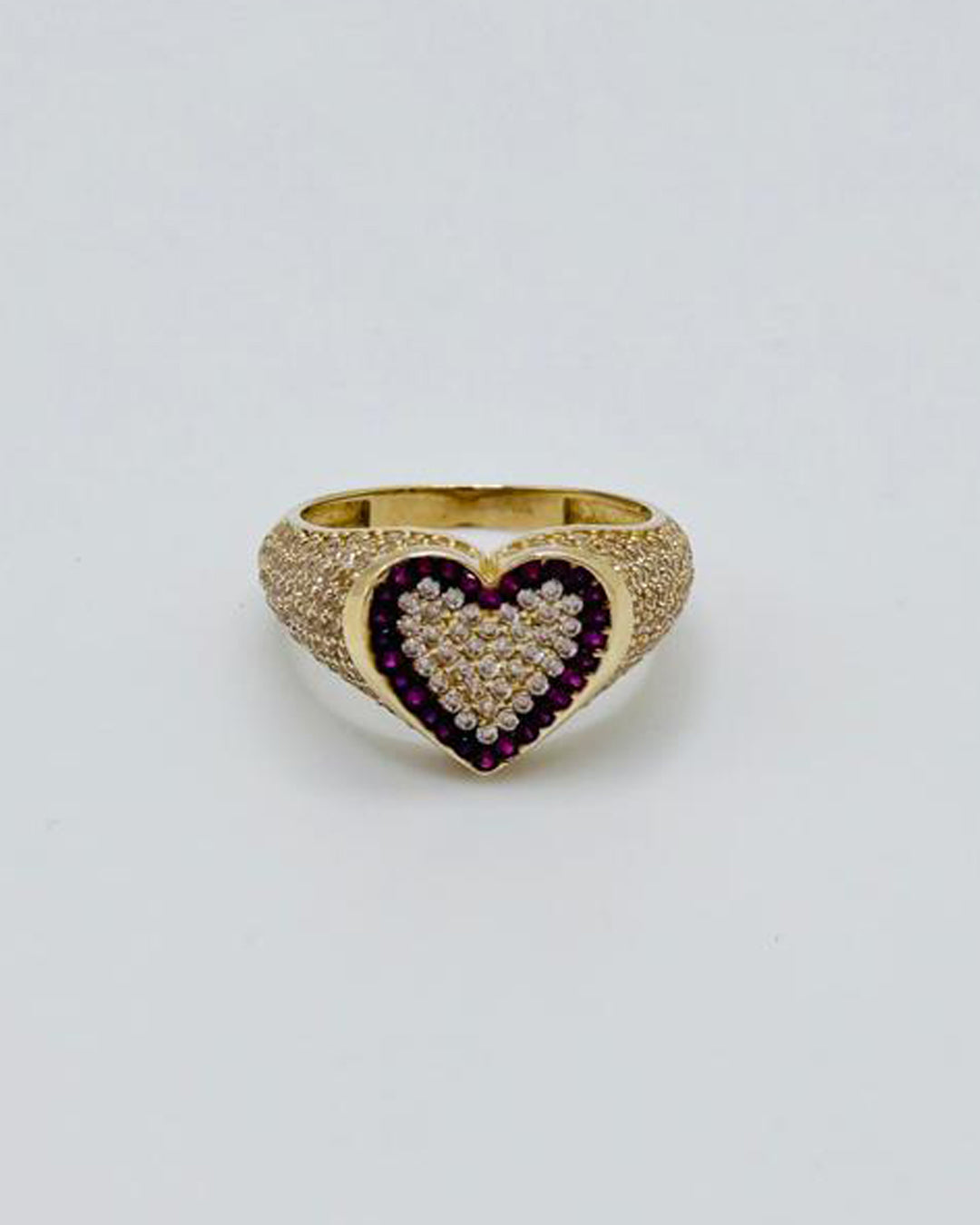ANILLO DE MUJER DISENO DE CORAZON